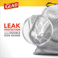 Glad ForceFlex Tall Kitchen Drawstring Trash Bags, 13 Gal, Gain Lemon Zest, 40 Ct (Package May Vary) - 7DAY'S