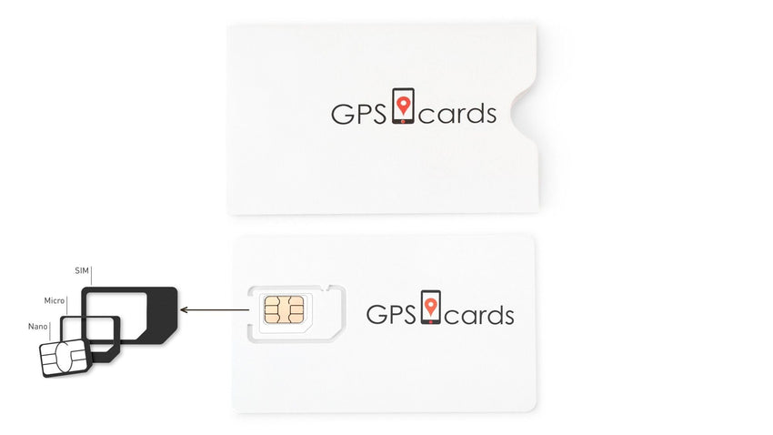 GPS Cards Sim for Mini GF07 GPS Tracker/ Phone Notification/ Speed Detector - 7DAY'S