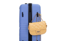 Hardshell Suitcase Double Spinner Wheels PP Luggage Sets Lightweight Durable Suitcase with TSA Lock,3 - Piece Set (20/24/28) , Purplish Blue - 7DAY'S