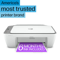 HP DeskJet 2755e Wireless Color inkjet - printer, Print, scan, copy, Easy setup, Mobile printing, Best - for home, 6 month Instant Ink trial included, white (packaging may vary) - 7DAY'S
