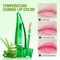 langmannni Aloe vera lip gloss, temperature - sensitive color - changing lip glaze, moisturizing and protective lipstick, lip oil - 7DAY'S