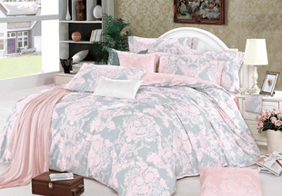 Lauren Damask 100% Cotton 3 Pcs Comforter Set