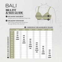 Lilyette Women's 0904 Plunge Into Comfort Keyhole Minimizer Bra - 7DAY'S