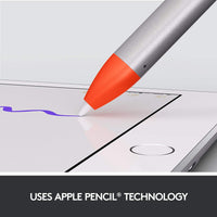 Logitech Crayon Digital Pencil for All iPads (2018 Releases and Later) with Apple Pencil Technology, Anti - roll Design, and Dynamic Smart tip - Intense Sorbet - 7DAY'S