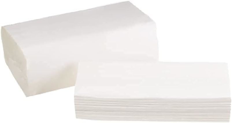 McKesson Paper Towel Multi - Fold 9" x 9.45". Pack of 4000 Tissue Paper White 1 - Ply Soft Toilet Tissue for Wall - Mounted Dispenser 250 Sheets Bathroom Tissue for Home; Offices; Clinics - 7DAY'S