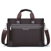 Men's Bag Briefcase Europe And America Men's Business Commuting Handbag Single Shoulder Crossbody Bag Cross Style Computer Bag - 7DAY'S