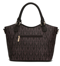 MKF Collection Fula Signature Satchel Bag by Mia Made of high - quality vegan leather - 7DAY'S