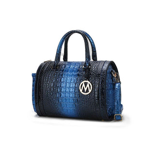 MKF Collection Usal Croc-Embossed Satchel Women's Bag by Mia K