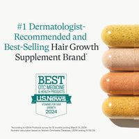 Nutrafol Women's Hair Growth Supplements, Ages 18 - 44, Clinically Proven for Visibly Thicker and Stronger Hair, Dermatologist Recommended - 1 Month Supply - 7DAY'S
