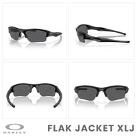 Oakley Flak Jacket XLJ OO9009 Rectangle Sunglasses for Men+ BUNDLE Leash + BUNDLE with Designer iWear Care Kit - 7DAY'S