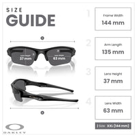 Oakley Flak Jacket XLJ OO9009 Rectangle Sunglasses for Men+ BUNDLE Leash + BUNDLE with Designer iWear Care Kit - 7DAY'S