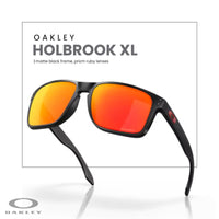 Oakley Holbrook XL OO9417 Square Sunglasses For Men+ BUNDLE Leash +Designer iWear Care Kit - 7DAY'S