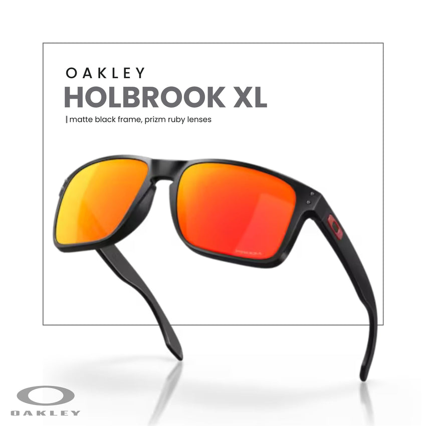Oakley Holbrook XL OO9417 Square Sunglasses For Men+ BUNDLE Leash +Designer iWear Care Kit - 7DAY'S