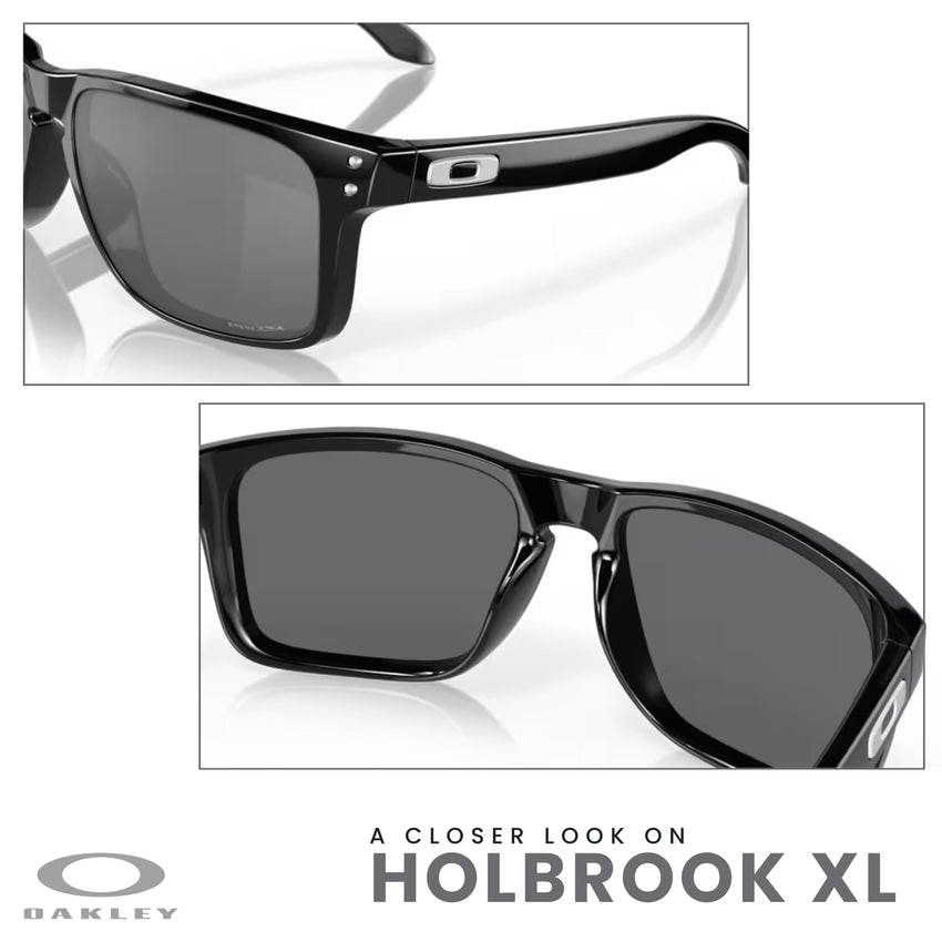 Oakley Holbrook XL OO9417 Square Sunglasses For Men+ BUNDLE Leash +Designer iWear Care Kit - 7DAY'S