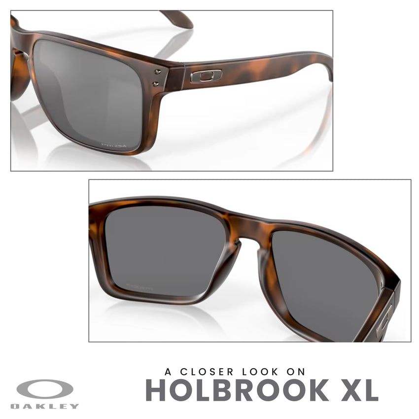 Oakley Holbrook XL OO9417 Square Sunglasses For Men+ BUNDLE Leash +Designer iWear Care Kit - 7DAY'S