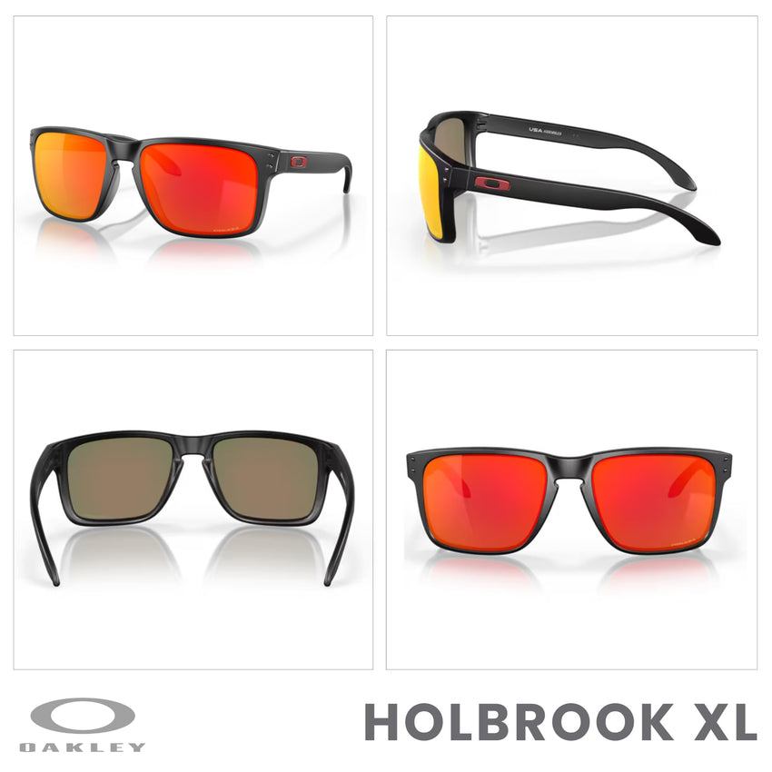 Oakley Holbrook XL OO9417 Square Sunglasses For Men+ BUNDLE Leash +Designer iWear Care Kit - 7DAY'S