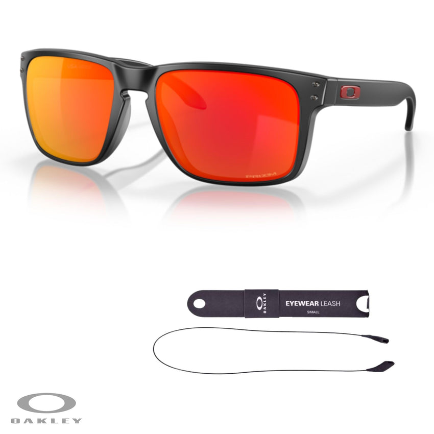 Oakley Holbrook XL OO9417 Square Sunglasses For Men+ BUNDLE Leash +Designer iWear Care Kit - 7DAY'S