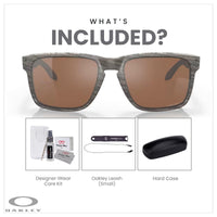 Oakley Holbrook XL OO9417 Square Sunglasses For Men+ BUNDLE Leash +Designer iWear Care Kit - 7DAY'S