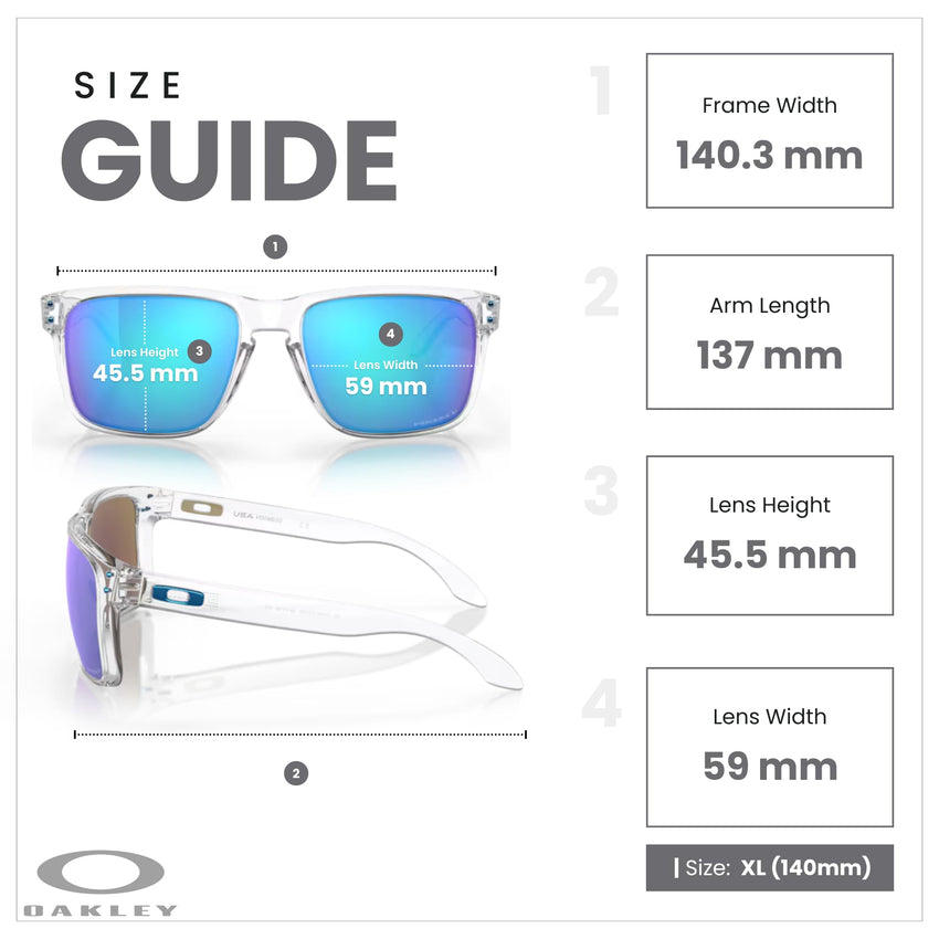 Oakley Holbrook XL OO9417 Square Sunglasses For Men+ BUNDLE Leash +Designer iWear Care Kit - 7DAY'S