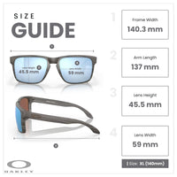 Oakley Holbrook XL OO9417 Square Sunglasses For Men+ BUNDLE Leash +Designer iWear Care Kit - 7DAY'S