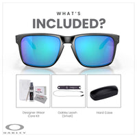 Oakley Holbrook XL OO9417 Square Sunglasses For Men+ BUNDLE Leash +Designer iWear Care Kit - 7DAY'S