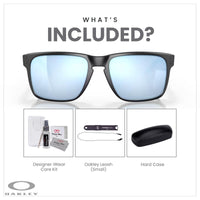 Oakley Holbrook XL OO9417 Square Sunglasses For Men+ BUNDLE Leash +Designer iWear Care Kit - 7DAY'S