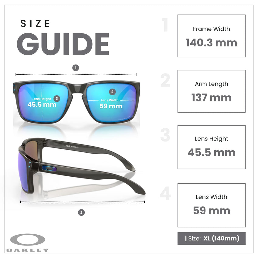 Oakley Holbrook XL OO9417 Square Sunglasses For Men+ BUNDLE Leash +Designer iWear Care Kit - 7DAY'S