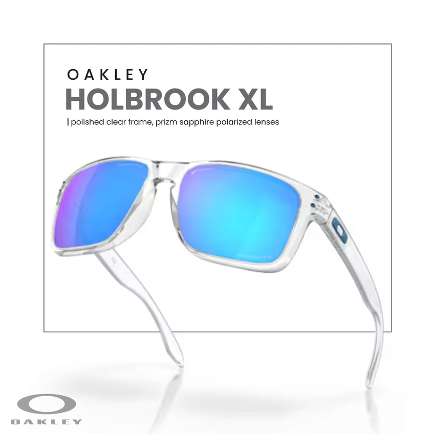 Oakley Holbrook XL OO9417 Square Sunglasses For Men+ BUNDLE Leash +Designer iWear Care Kit - 7DAY'S