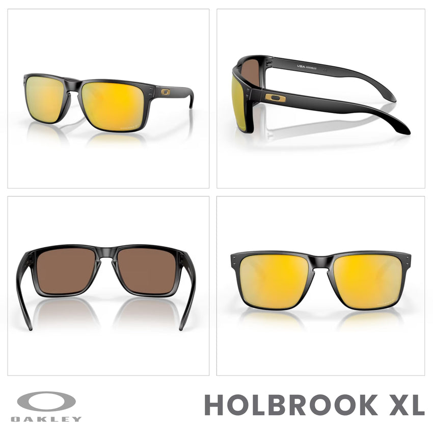 Oakley Holbrook XL OO9417 Square Sunglasses For Men+ BUNDLE Leash +Designer iWear Care Kit - 7DAY'S