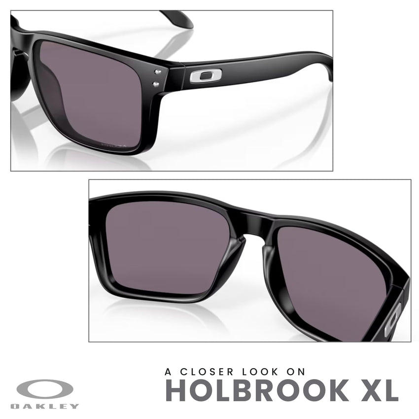 Oakley Holbrook XL OO9417 Square Sunglasses For Men+ BUNDLE Leash +Designer iWear Care Kit - 7DAY'S