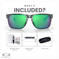 Oakley Holbrook XL OO9417 Square Sunglasses For Men+ BUNDLE Leash +Designer iWear Care Kit - 7DAY'S