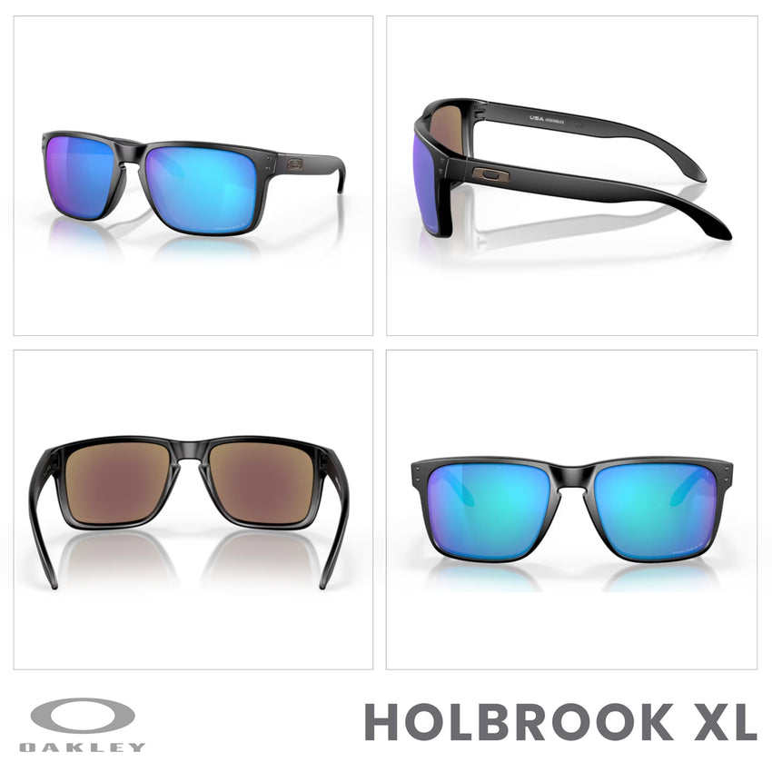 Oakley Holbrook XL OO9417 Square Sunglasses For Men+ BUNDLE Leash +Designer iWear Care Kit - 7DAY'S