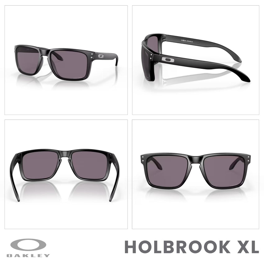Oakley Holbrook XL OO9417 Square Sunglasses For Men+ BUNDLE Leash +Designer iWear Care Kit - 7DAY'S