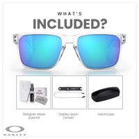 Oakley Holbrook XL OO9417 Square Sunglasses For Men+ BUNDLE Leash +Designer iWear Care Kit - 7DAY'S