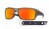 Oakley Turbine OO9263 Rectangular Sunglasses For Men+ BUNDLE Leash + BUNDLE with Designer iWear Eyewear Kit - 7DAY'S