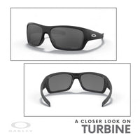Oakley Turbine OO9263 Rectangular Sunglasses For Men+ BUNDLE Leash + BUNDLE with Designer iWear Eyewear Kit - 7DAY'S