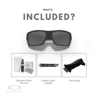 Oakley Turbine OO9263 Rectangular Sunglasses For Men+ BUNDLE Leash + BUNDLE with Designer iWear Eyewear Kit - 7DAY'S