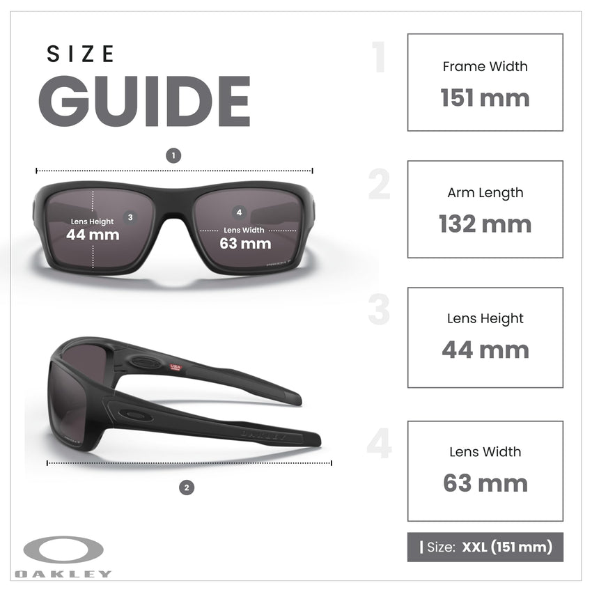 Oakley Turbine OO9263 Rectangular Sunglasses For Men+ BUNDLE Leash + BUNDLE with Designer iWear Eyewear Kit - 7DAY'S