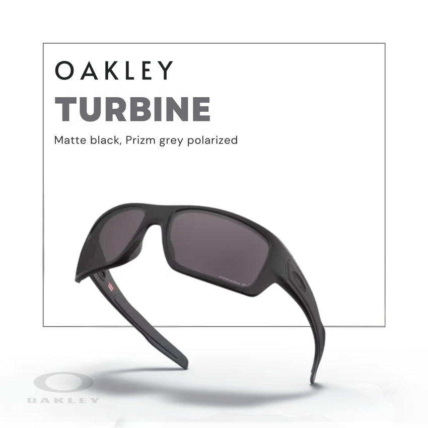 Oakley Turbine OO9263 Rectangular Sunglasses For Men+ BUNDLE Leash + BUNDLE with Designer iWear Eyewear Kit - 7DAY'S