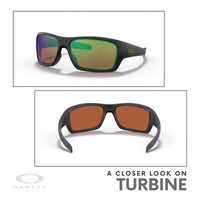 Oakley Turbine OO9263 Rectangular Sunglasses For Men+ BUNDLE Leash + BUNDLE with Designer iWear Eyewear Kit - 7DAY'S