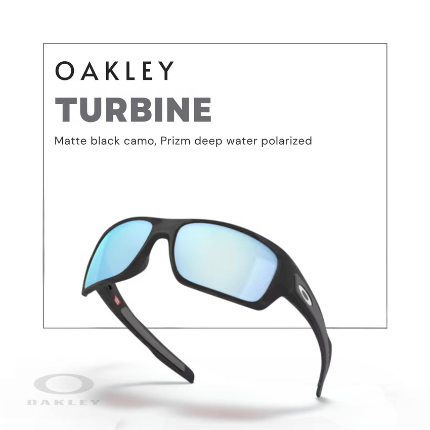 Oakley Turbine OO9263 Rectangular Sunglasses For Men+ BUNDLE Leash + BUNDLE with Designer iWear Eyewear Kit - 7DAY'S