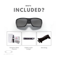 Oakley Turbine OO9263 Rectangular Sunglasses For Men+ BUNDLE Leash + BUNDLE with Designer iWear Eyewear Kit - 7DAY'S