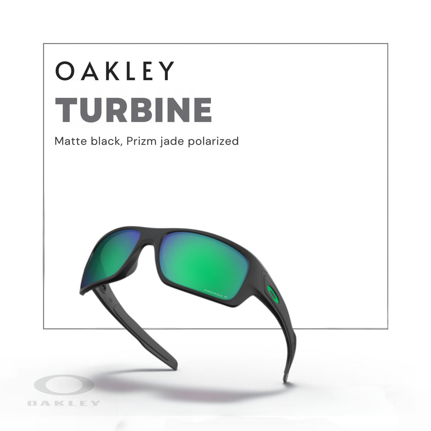 Oakley Turbine OO9263 Rectangular Sunglasses For Men+ BUNDLE Leash + BUNDLE with Designer iWear Eyewear Kit - 7DAY'S
