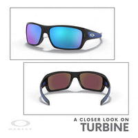 Oakley Turbine OO9263 Rectangular Sunglasses For Men+ BUNDLE Leash + BUNDLE with Designer iWear Eyewear Kit - 7DAY'S
