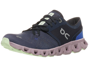 On Women's Cloud X 3 Sneakers, White/Black, 9 Medium US