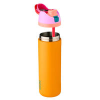 Owala FreeSip Insulated Stainless Steel Water Bottle with Straw for Sports, Travel, and School BPA - Free Sports Water Bottle, 24 oz, Tropical - 7DAY'S