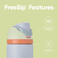 Owala FreeSip Insulated Stainless Steel Water Bottle with Straw for Sports, Travel, and School BPA - Free Sports Water Bottle, 24 oz, Tropical - 7DAY'S