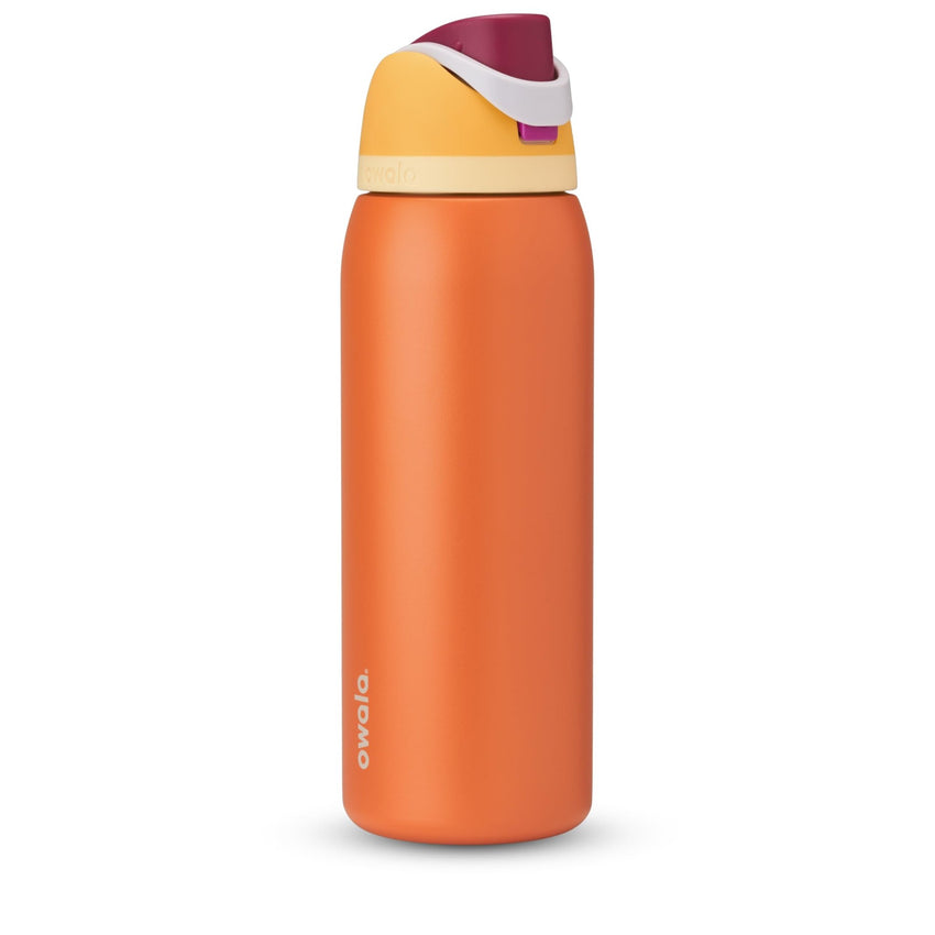 Owala FreeSip Insulated Stainless Steel Water Bottle with Straw for Sports, Travel, and School BPA - Free Sports Water Bottle, 24 oz, Tropical - 7DAY'S