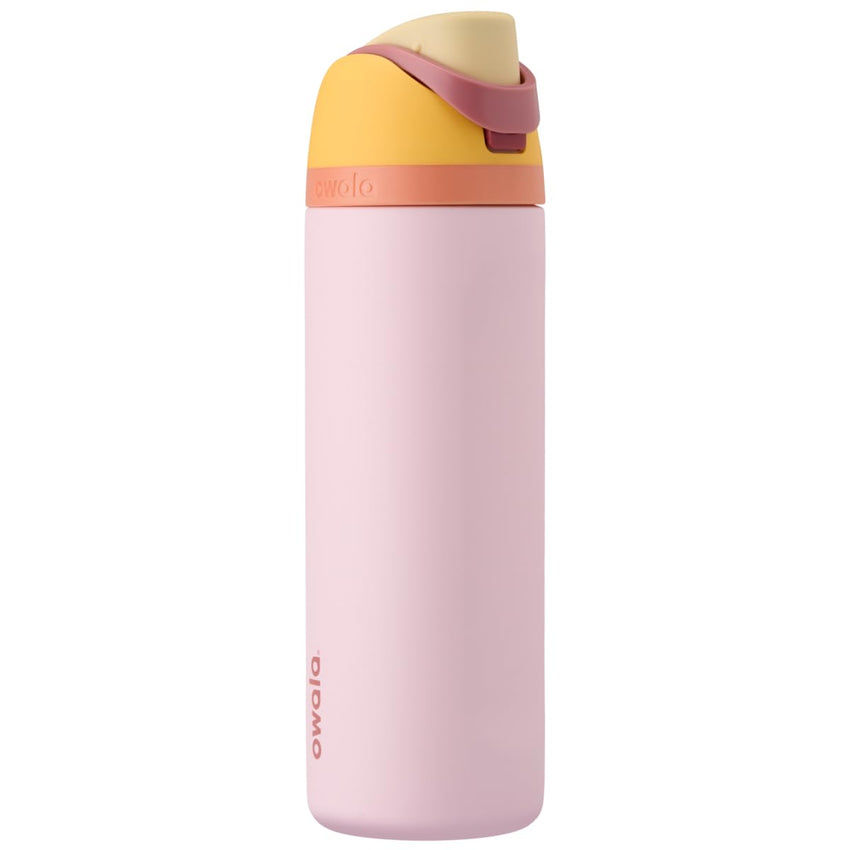 Owala FreeSip Insulated Stainless Steel Water Bottle with Straw for Sports, Travel, and School BPA - Free Sports Water Bottle, 24 oz, Tropical - 7DAY'S