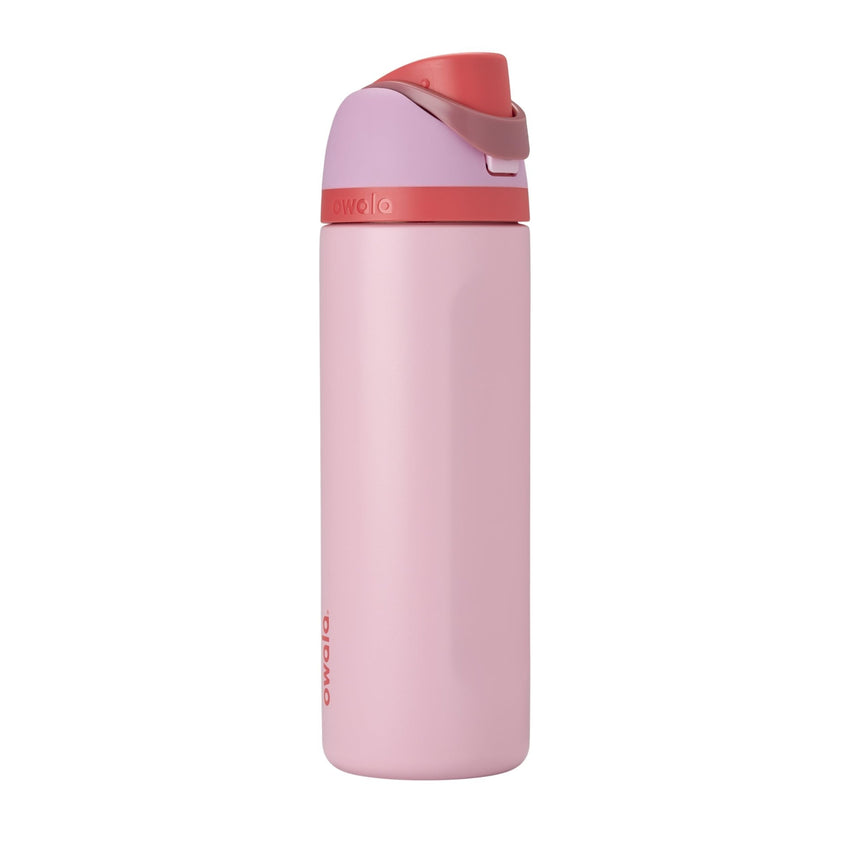 Owala FreeSip Insulated Stainless Steel Water Bottle with Straw for Sports, Travel, and School BPA - Free Sports Water Bottle, 24 oz, Tropical - 7DAY'S